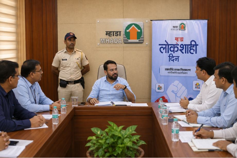 MHADA Reviews Two Citizen Applications During 20th Lokshahi Din