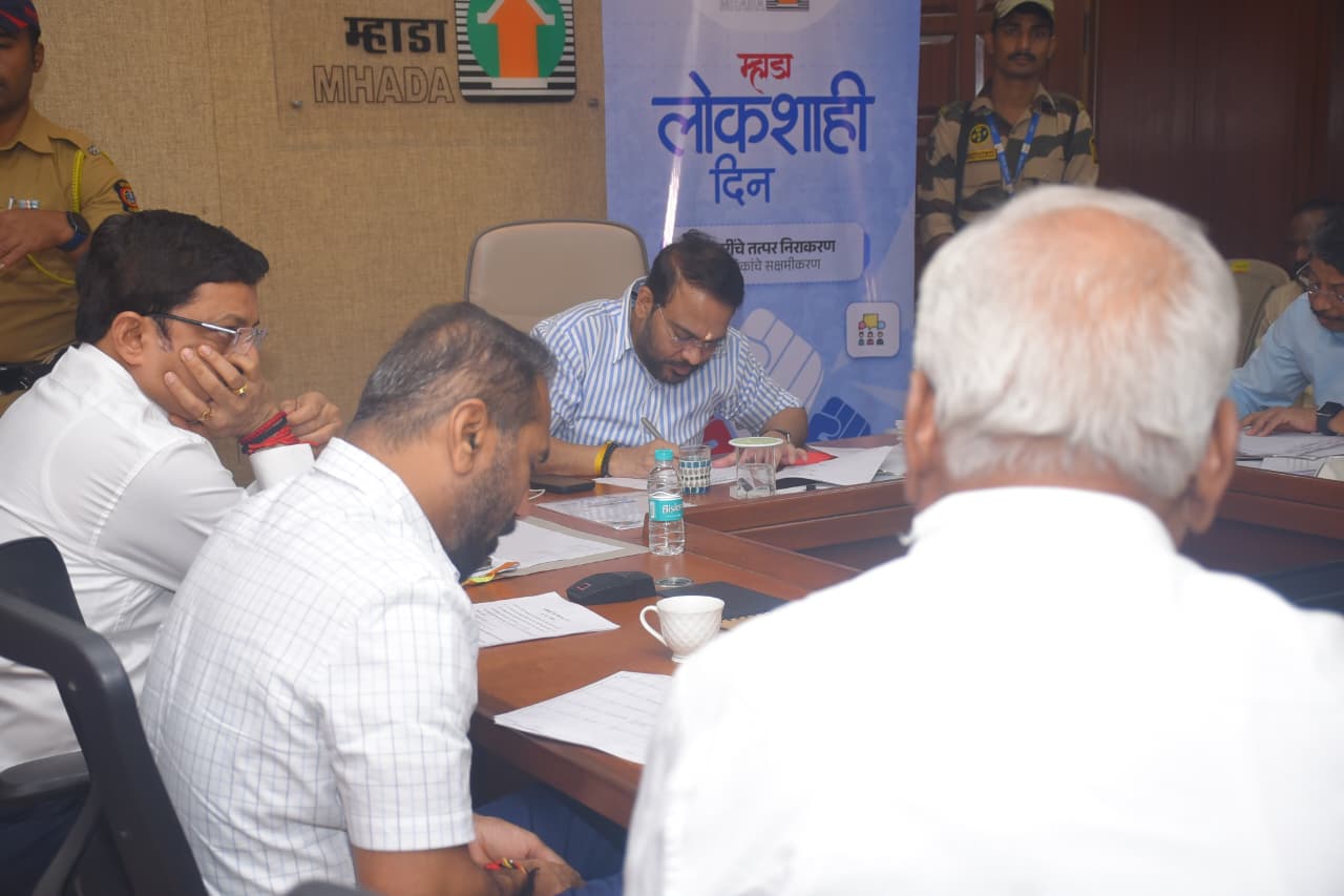 Hearing on 10 Applications during the 15th MHADA Lokshahi Day